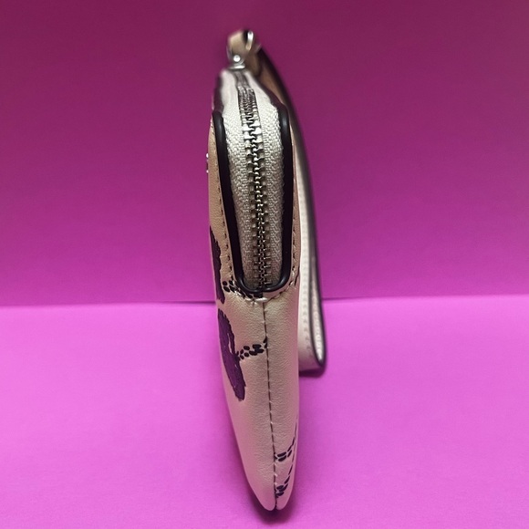 Coach Cherry Corner Zip Wristlet - Picture 4 of 14